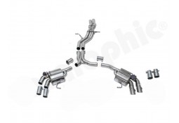 Ligne d'échappement inox CARGRAPHIC à valves pour Porsche Macan Turbo / S 