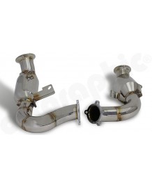 Downpipe + Catalyseurs Sports CARGRAPHIC pour Porsche Macan S / GTS / Turbo (95B)(2014-2018)