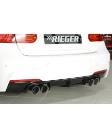 Diffuseur arrière Rieger 4 sorties pour Bmw Série 3 (F30/F31) Pack M