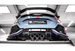 Ligne d'échappement Inox Cat-Back REMUS à valves pour Honda Civic Type R FK8 (2017+)(homologuée)