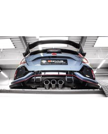 Ligne d'échappement Inox Cat-Back REMUS à valves pour Honda Civic Type R FK8 (2017+)(homologuée)
