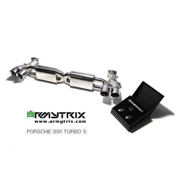 Ligne d'échappement inox ARMYTRIX à valves Porsche 991 Turbo / Turbo S (2013-2015)