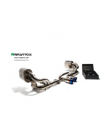 Ligne d'échappement sport Cat-Back inox ARMYTRIX à valves pour Porsche 997 GT3 (2006-2011)