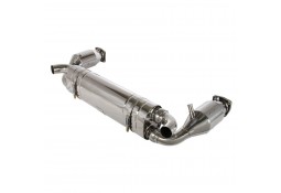 Echappement inox TUBI STYLE pour Porsche 997.1 Turbo (2006-2009) - Silencieux + Catalyseurs Sport