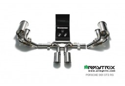 Echappement ARMYTRIX Inox Porsche 911 GT3/RS 4.0L (991.1) - Ligne Cat-Back à valves