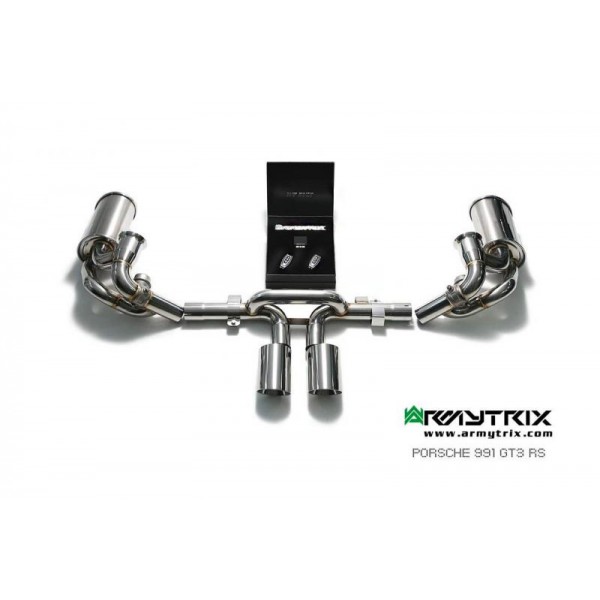 Echappement ARMYTRIX Inox Porsche 911 GT3/RS 4.0L (991.1) - Ligne Cat-Back à valves