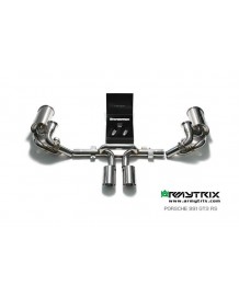 Echappement ARMYTRIX Inox Porsche 911 GT3/RS 4.0L (991.1) - Ligne Cat-Back à valves