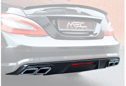 Diffuseur arrière MEC DESIGN + embouts échappement AMG pour Mercedes Classe CLS (C218) Pack AMG