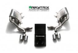 Ligne d'échappement sport Cat-Back inox ARMYTRIX à valves Porsche 997.1 Carrera 4 / S /4S - COUPÉ/CABRIOLET/TARGA (2004-2008)