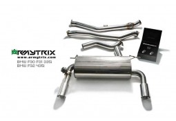 Ligne d'échappement Cat-Back inox ARMYTRIX à valves pour BMW 335i / 435i 2WD (F32/F33/F30F31) (2011-2015)