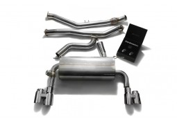 Ligne d'échappement Cat-Back inox 4 Sorties ARMYTRIX à valves pour BMW 335i / 435i 2WD (F32/F33/F30F31) (2011-2015)