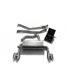 Ligne d'échappement Cat-Back inox 4 Sorties ARMYTRIX à valves pour BMW 335i / 435i 2WD (F32/F33/F30F31) (2011-2015)