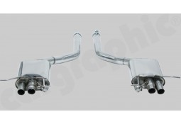 Silencieux Arrière Inox à valves CarGraphic® Bentley Continental GT/GTC (W12)