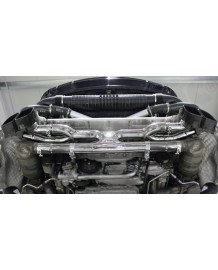 Tubes de sortie "X" Inox CarGraphic® Porsche 911 Turbo / Turbo S (991.1/991.2)