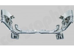 Ligne d'échappement Cat-Back Inox CarGraphic® Porsche 911 Carrera 2/4/S/GTS (997.2)