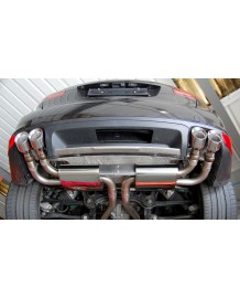 Ligne d'échappement Cat-Back MILLTEK Porsche Cayenne 958.1 4,8 V8 Turbo (2010-2014)(Bruyant)