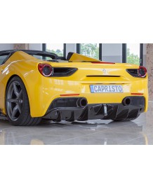 Diffuseur arrière Carbone CAPRISTO Ferrari 488 GTB / GTS 