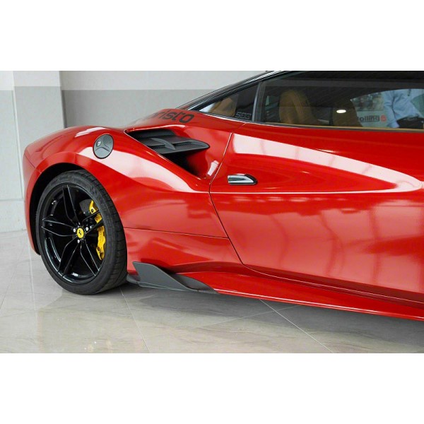 Ailettes de bas de caisse Carbone CAPRISTO Ferrari 488 GTB / GTS 