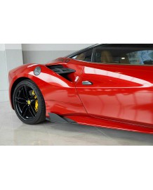 Ailettes de bas de caisse Carbone CAPRISTO Ferrari 488 GTB / GTS 