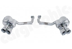 Ligne d'échappement inox CARGRAPHIC à valves pour Porsche Panamera Turbo / Turbo S (2009-2013) 