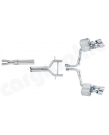 Ligne d'échappement inox CARGRAPHIC à valves pour Porsche Panamera Turbo / Turbo S (2009-2013) 