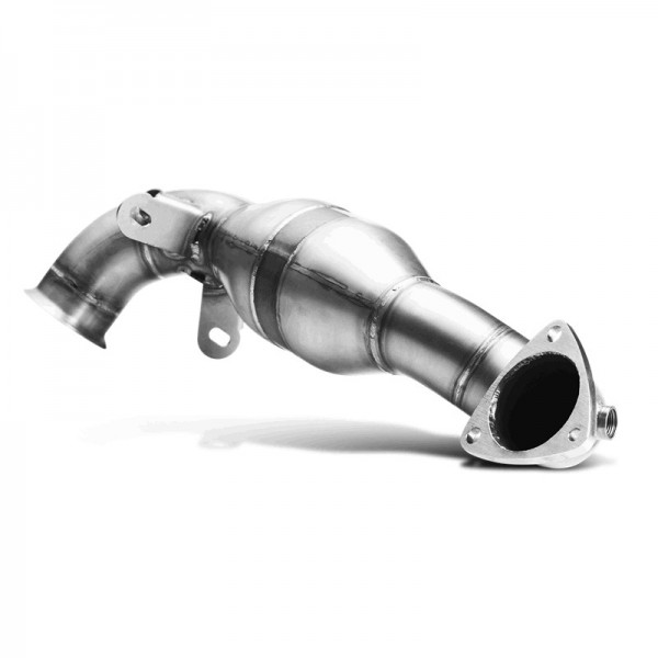 Descente de turbo avec catalyseurs sport Akrapovic en Inox pour Mini Copper JCW R56 / R57 (inclus Cabrio)