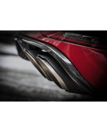 Ligne d'échappement Titane Cat Back (après catalyseurs) AKRAPOVIC pour PORSCHE Macan S / GTS / Turbo (2014-2018)