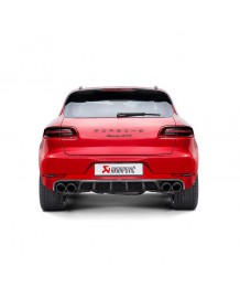 Ligne d'échappement Titane Cat Back (après catalyseurs) AKRAPOVIC pour PORSCHE Macan S / GTS / Turbo (2014-2018)
