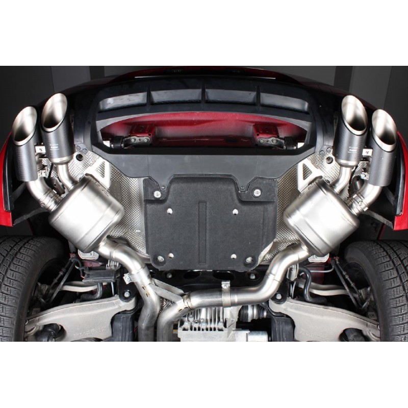 Echappement AKRAPOVIC Porsche Macan Turbo GTS Cat Back à valvesSupRcars®