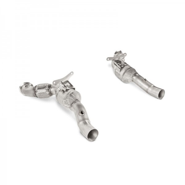 Tubes de connexions Akrapovic en Titane pour Ferrari 488 GTB