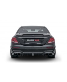 Echappement BRABUS Mercedes Classe E63 S AMG 4MATIC W213 Ligne Cat-Back à valves + Diffuseur Carbone