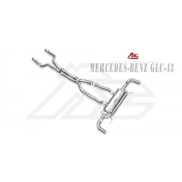 Echappement Fi EXHAUST Mercedes GLC43 AMG Coupé / SUV (C/X253) - Ligne Cat-Back à valves