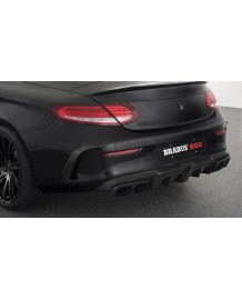 Echappement BRABUS Mercedes Classe C63 S AMG / C63 AMG Coupé / Cabriolet A/C205 Ligne Cat-Back à valves + Diffuseur Carbone