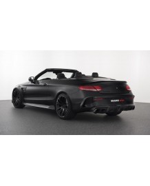 Echappement BRABUS Mercedes Classe C63 S AMG / C63 AMG Coupé / Cabriolet A/C205 Ligne Cat-Back à valves + Diffuseur Carbone