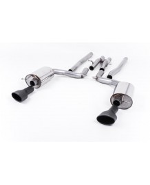 Ligne d'échappement Cat-Back MILLTEK SPORT pour Audi RS6 C6 V10 Bi-Turbo (2008-2010)(Racing)