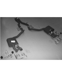 Echappement BRABUS Mercedes Classe E 63 AMG (W212) (-03/2013) -Ligne Cat-Back à valves + Diffuseur