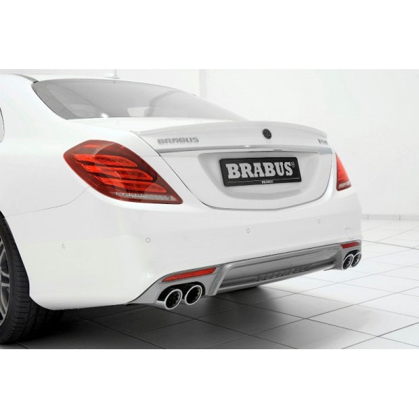 Echappement BRABUS Mercedes Classe S500 CGI Normal + Longue + Maybach (W/V/X222) (-06/2017) -Silencieux + Diffuseur