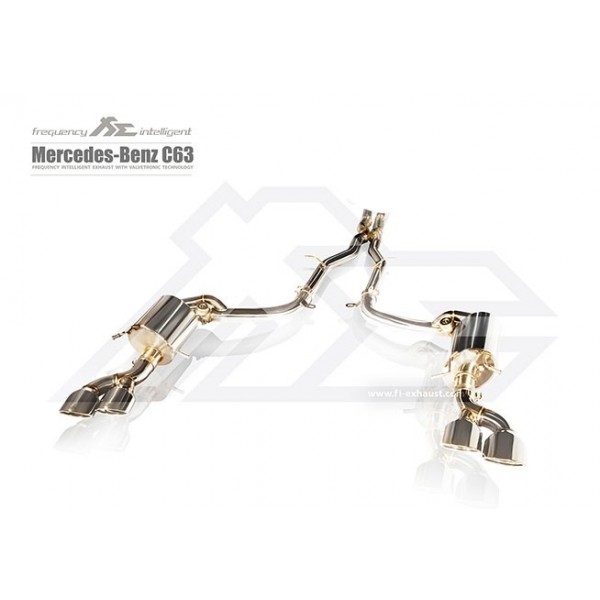 Echappement Fi EXHAUST Mercedes Classe C 63 AMG W/C/S204 (2007-2013)-Ligne Cat-Back à valves 