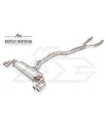 Echappement Fi Exhaust Bentley Bentayga W12 6,0 TSI (2016+) -Ligne Cat-Back à valves 