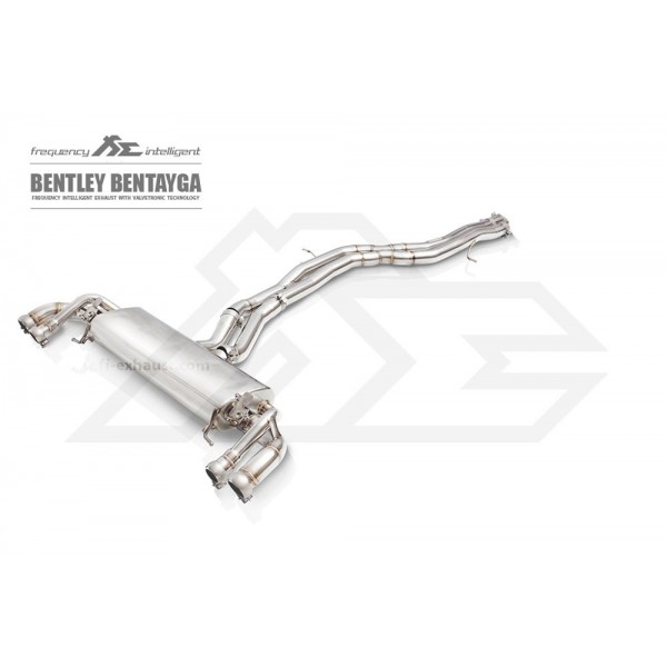 Echappement Fi Exhaust Bentley Bentayga W12 6,0 TSI (2016+) -Ligne Cat-Back à valves 