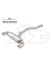 Echappement Fi Exhaust Bentley Bentayga W12 6,0 TSI (2016+) -Ligne Cat-Back à valves 