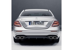 Diffuseur + Embouts échappements E63 AMG pour Mercedes Classe E Berline (W213) Pack AMG