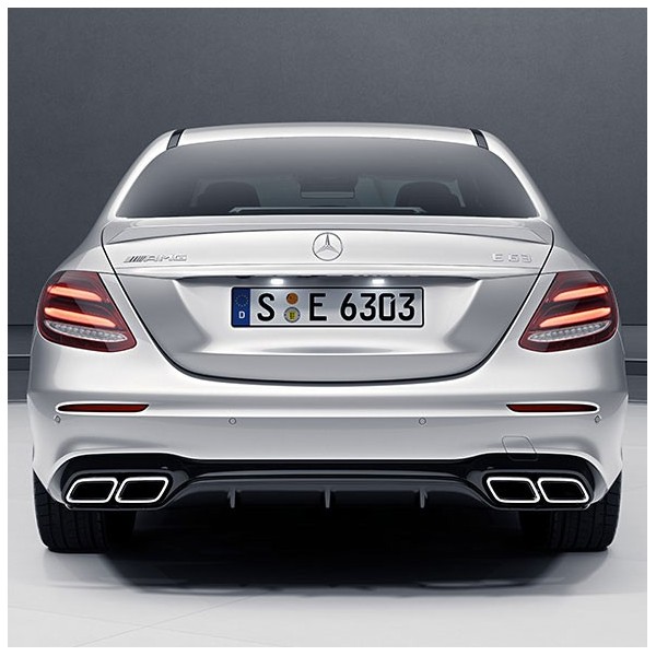 Diffuseur + Embouts échappements E63 AMG pour Mercedes Classe E Berline (W213) Pack AMG