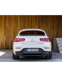 Diffuseur + Embouts échappements 63 AMG S Mercedes GLC Coupé C253 Pack AMG