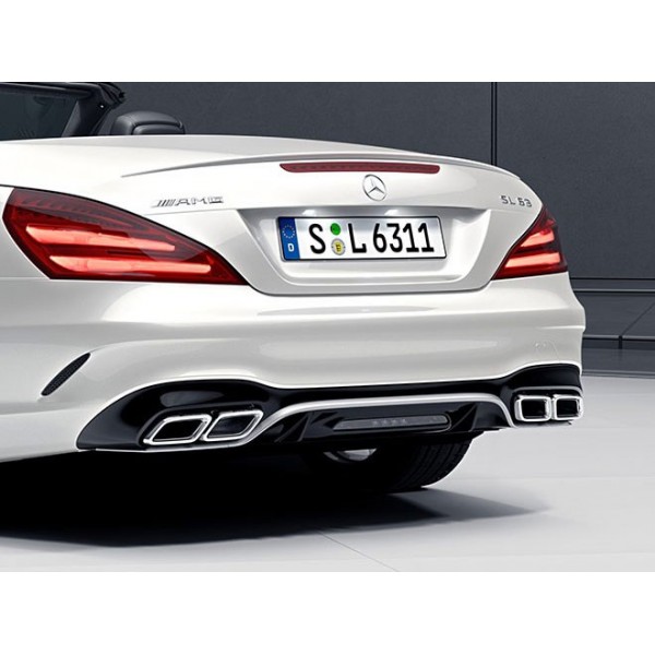 Diffuseur + Embouts échappements SL63 AMG pour Mercedes SL R231 Pack AMG (04/2016+)