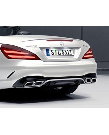 Diffuseur + Embouts échappements SL63 AMG pour Mercedes SL R231 Pack AMG (04/2016+)