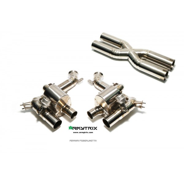 Echappement ARMYTRIX Ferrari F12 Berlinetta - Ligne Cat-Back à valves (2012-2016)