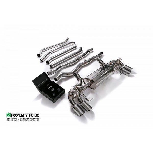 Echappement ARMYTRIX BMW 550i 4WD (G30/G31)(2017+) -Ligne Cat-Back à valves 