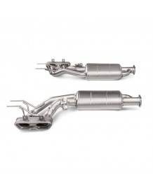 Silencieux d'échappement à valves AKRAPOVIC pour Mercedes Classe G500 W463