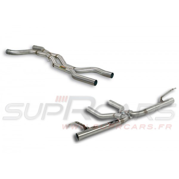 Ligne d'échappement Cat-Back SUPERSPRINT Racing pour Porsche Cayenne 955 4,5 V8 S 340Ch (2003-2006)(Bruyant)